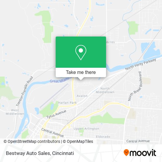 Bestway Auto Sales map