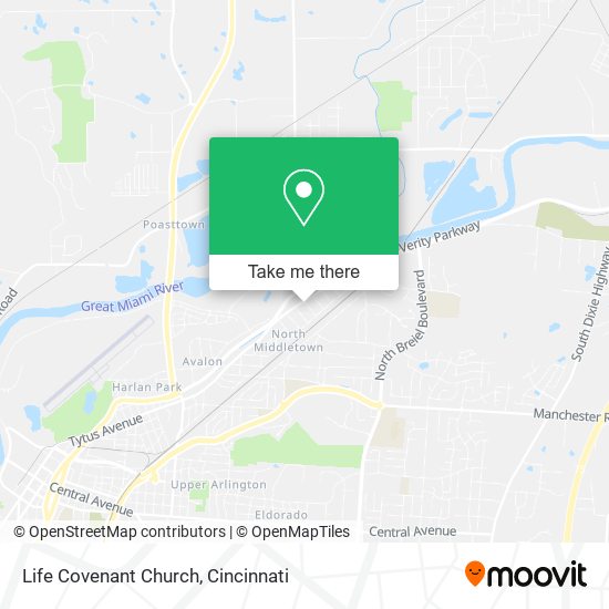 Life Covenant Church map