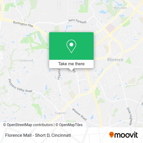 Florence Mall - Short D map