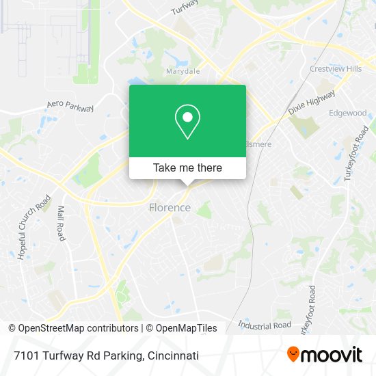 Mapa de 7101 Turfway Rd Parking