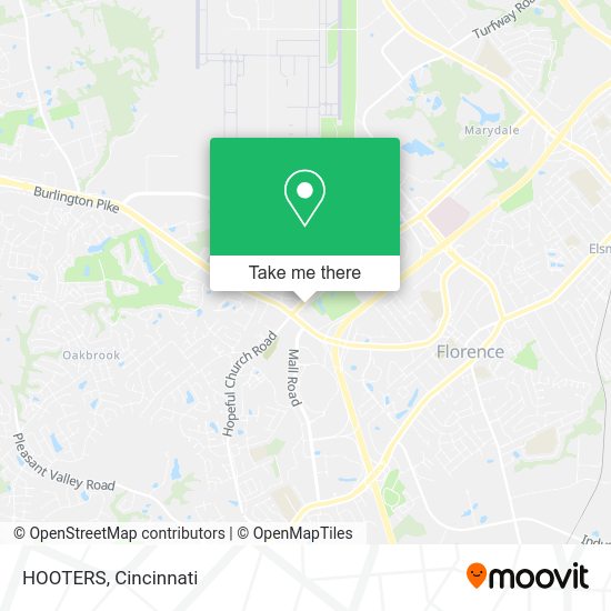Mapa de HOOTERS