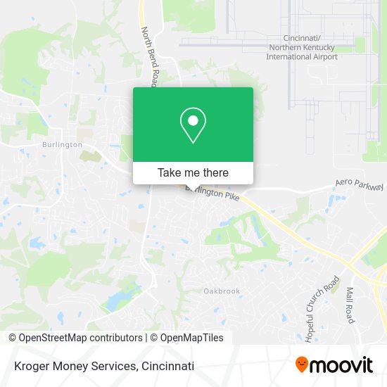 Kroger Money Services map