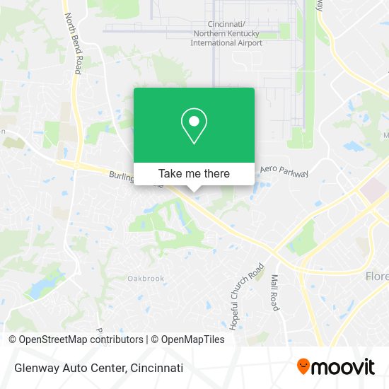 Glenway Auto Center map