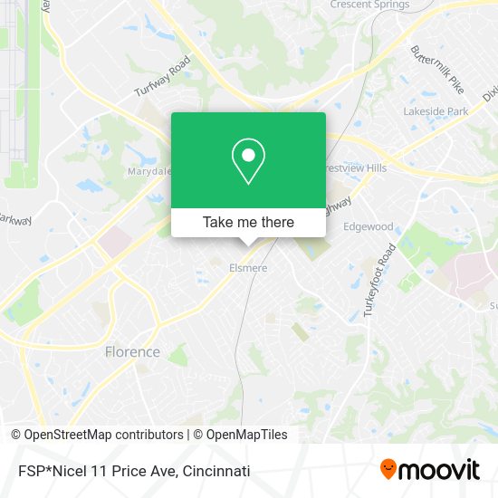 Mapa de FSP*Nicel 11 Price Ave