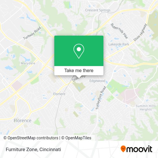Mapa de Furniture Zone