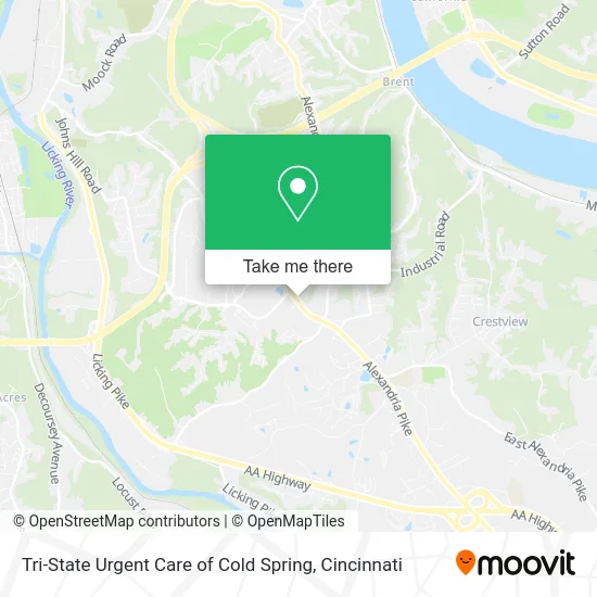 Tri-State Urgent Care of Cold Spring map