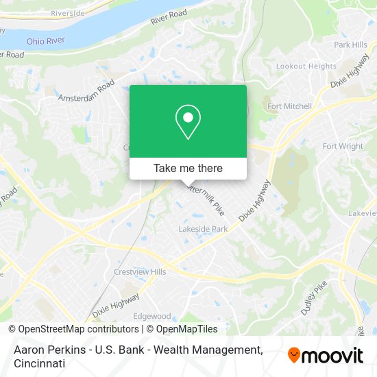 Mapa de Aaron Perkins - U.S. Bank - Wealth Management