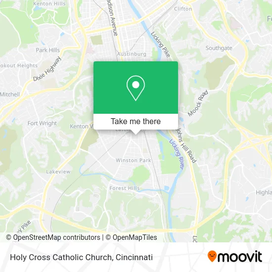 Holy Cross Catholic Church map