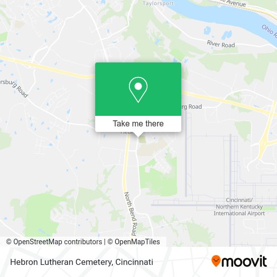 Hebron Lutheran Cemetery map