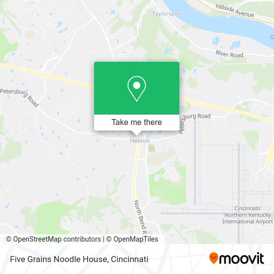 Mapa de Five Grains Noodle House
