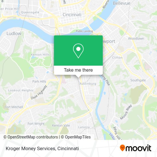 Mapa de Kroger Money Services