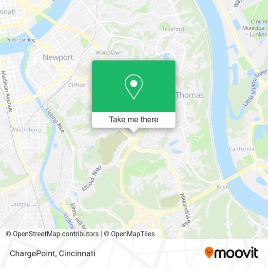 Mapa de ChargePoint