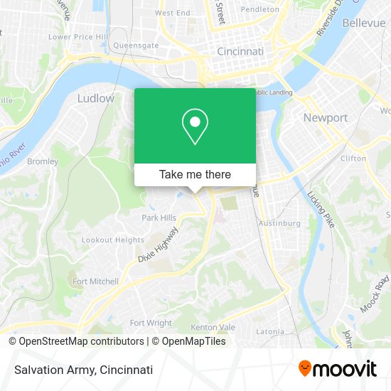 Mapa de Salvation Army
