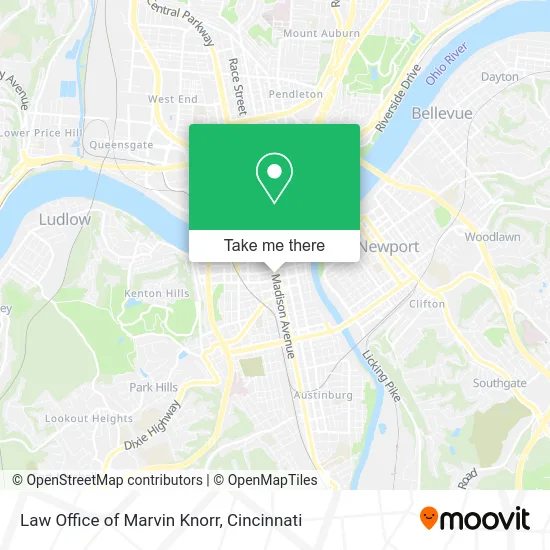 Law Office of Marvin Knorr map