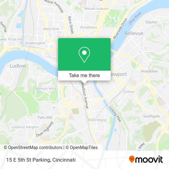 15 E 5th St Parking map