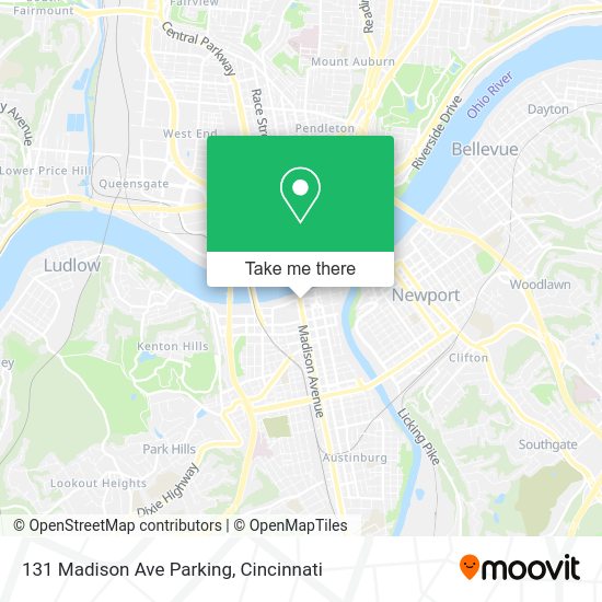 131 Madison Ave Parking map