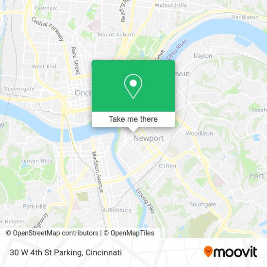 30 W 4th St Parking map