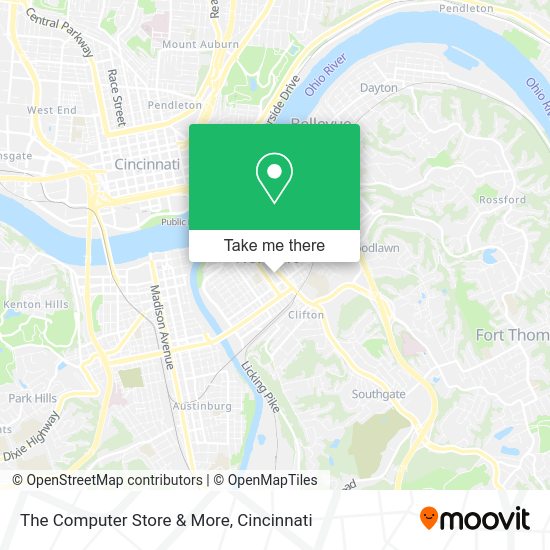 The Computer Store & More map