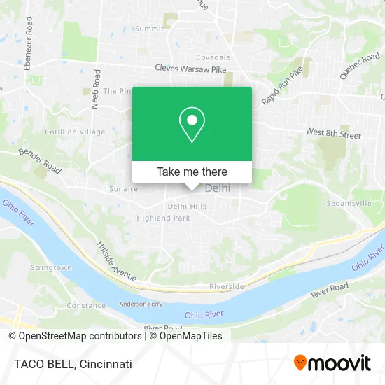 Mapa de TACO BELL