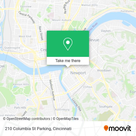 210 Columbia St Parking map