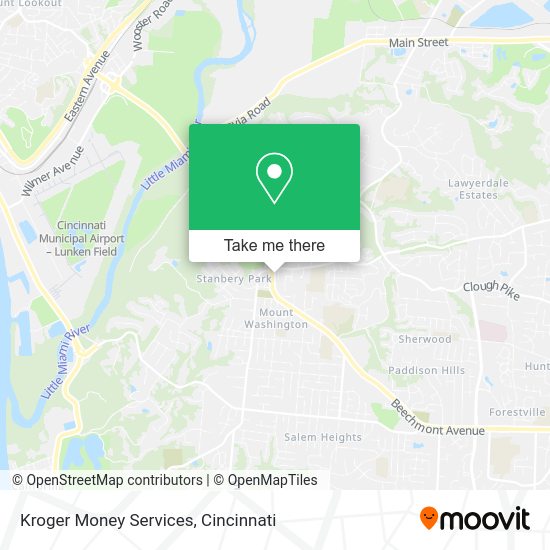 Kroger Money Services map