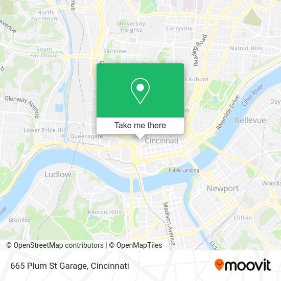 665 Plum St Garage map