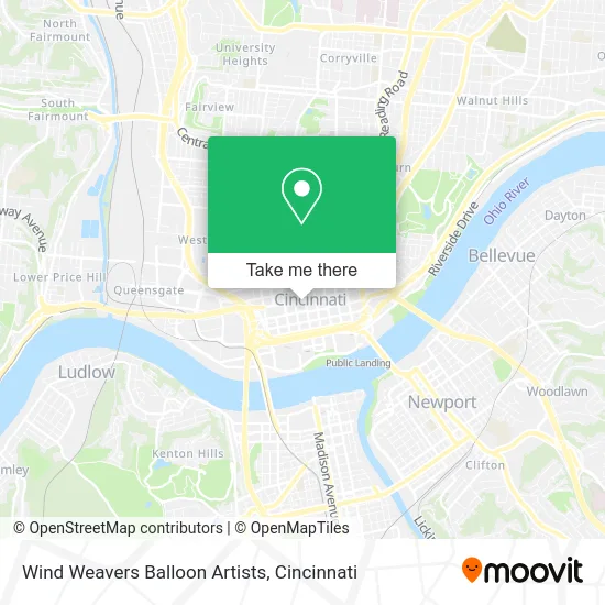 Wind Weavers Balloon Artists map