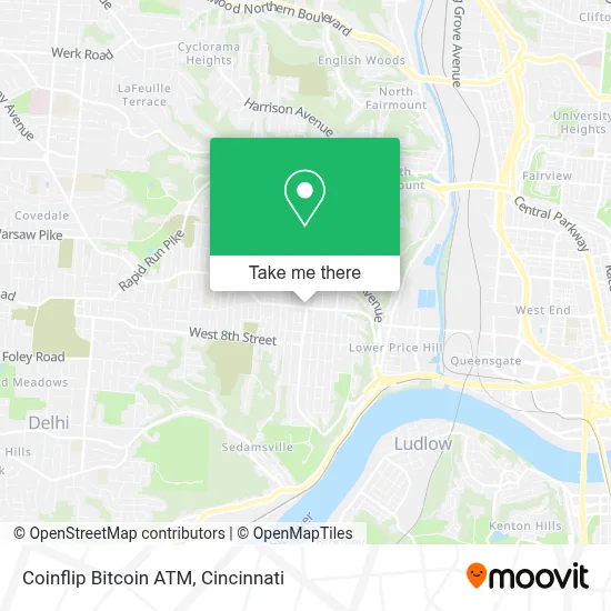Coinflip Bitcoin ATM map