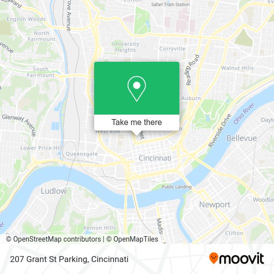 207 Grant St Parking map