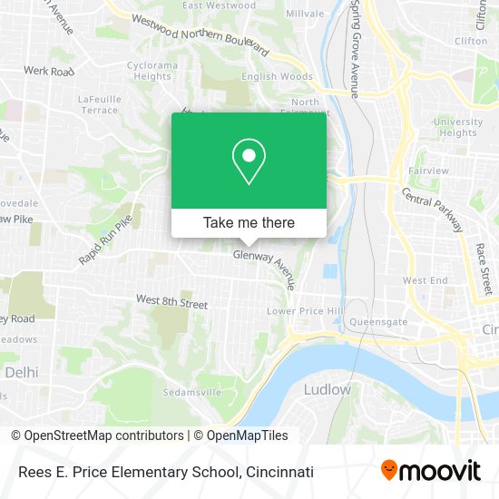 Rees E. Price Elementary School map