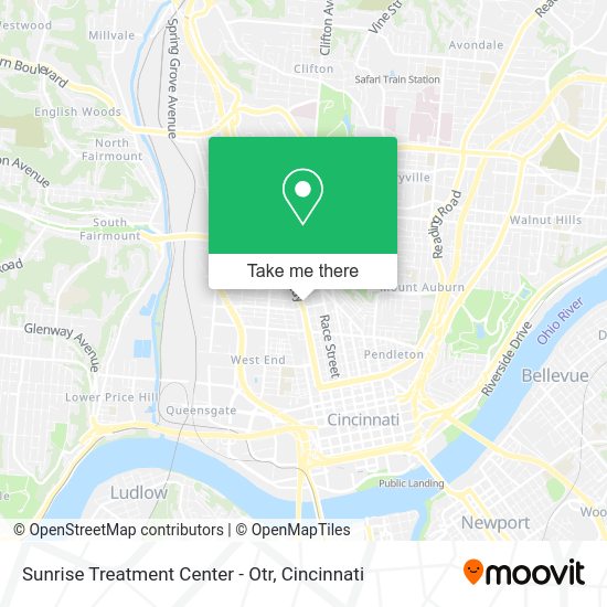 Mapa de Sunrise Treatment Center - Otr