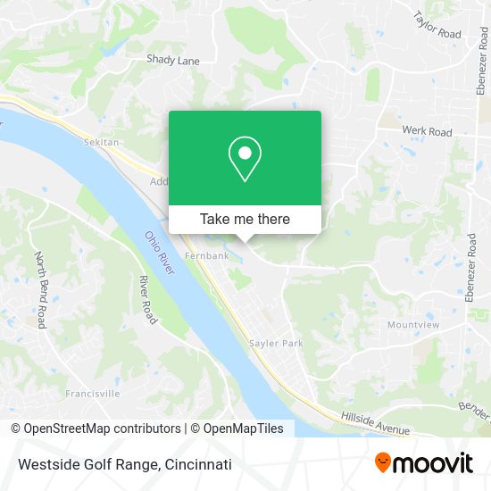 Westside Golf Range map