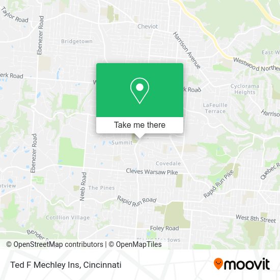 Mapa de Ted F Mechley Ins