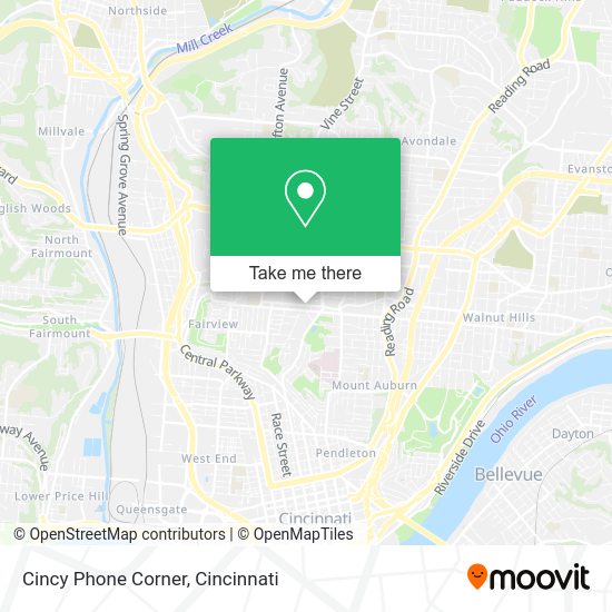 Mapa de Cincy Phone Corner
