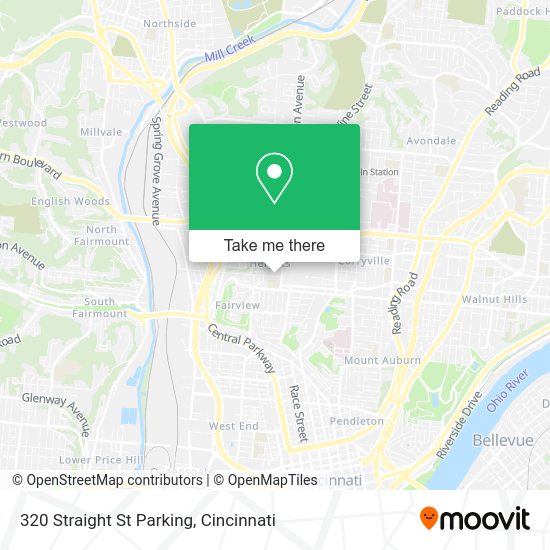 320 Straight St Parking map