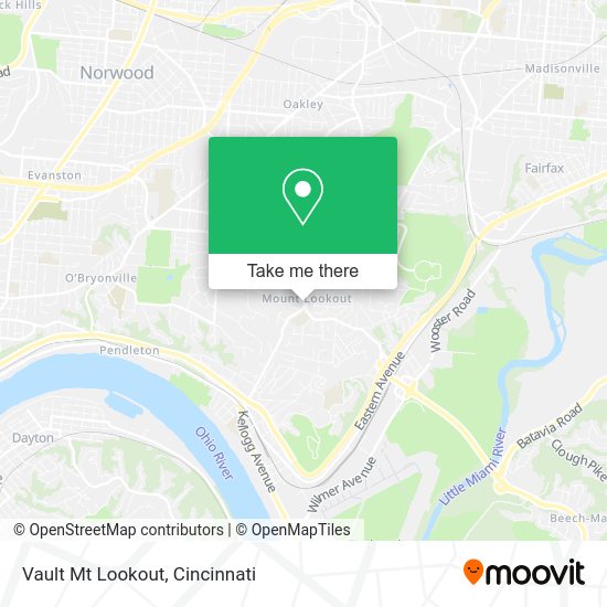 Vault Mt Lookout map