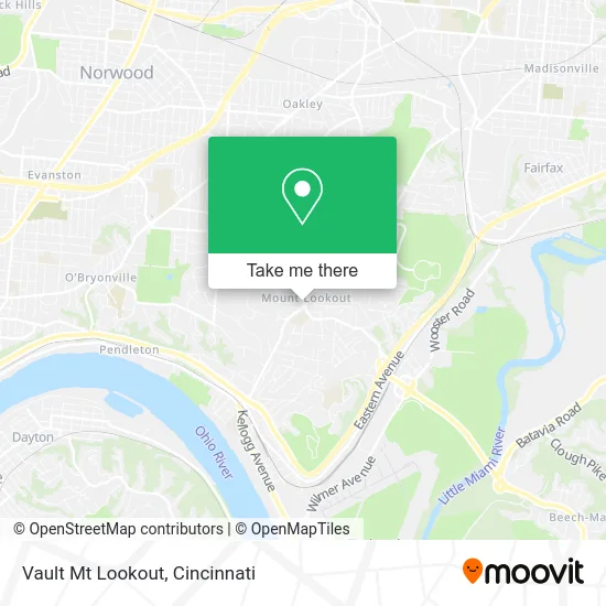 Mapa de Vault Mt Lookout