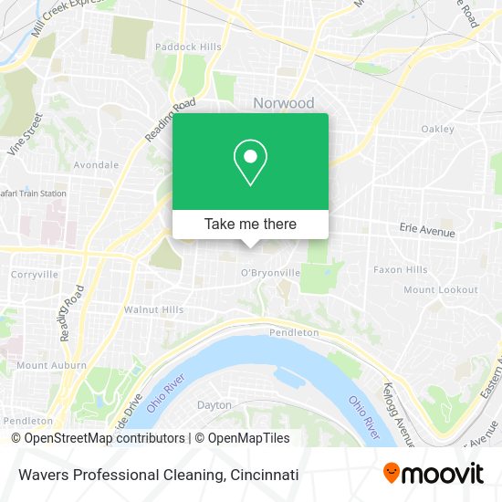 Mapa de Wavers Professional Cleaning