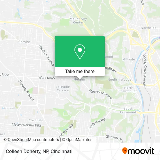 Mapa de Colleen Doherty, NP