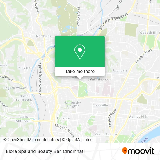 Mapa de Elora Spa and Beauty Bar