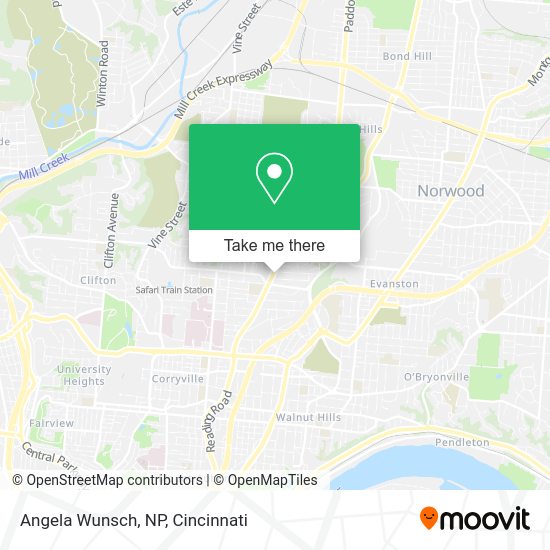 Mapa de Angela Wunsch, NP