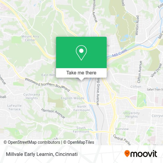 Mapa de Millvale Early Learnin