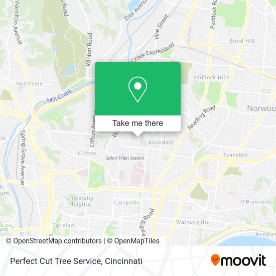 Mapa de Perfect Cut Tree Service