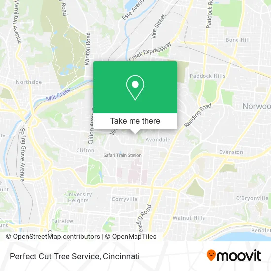 Perfect Cut Tree Service map