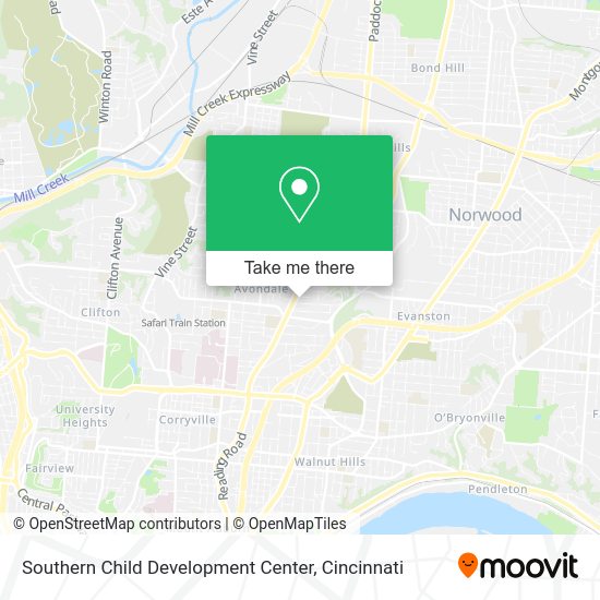 Mapa de Southern Child Development Center