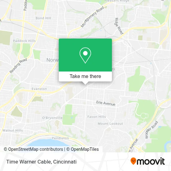 Time Warner Cable map