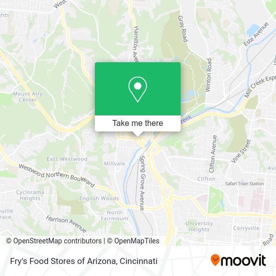 Mapa de Fry's Food Stores of Arizona