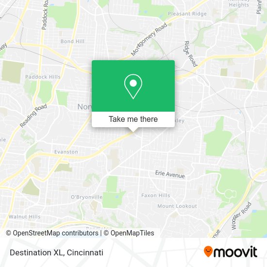 Mapa de Destination XL
