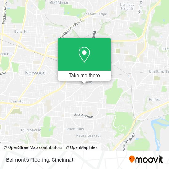 Belmont's Flooring map