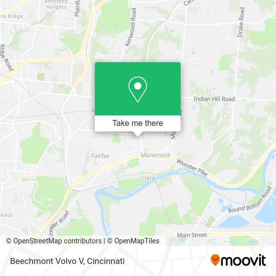 Beechmont Volvo V map